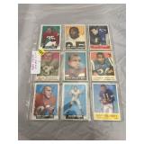 9 - Old Football Cards 60-70 Yr Old