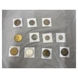 10 - Assorted Coins/Tokens