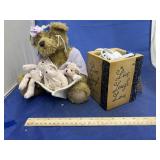 2 Pcs - Night Light & Village Bear