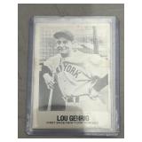 Lou Gehrig Baseball Card
