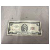 Red Seal $2 Bill - Extra Fine