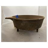 Cast Iron Footed Pot