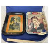 2 - Vintage Coca Cola Trays