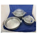 3 Pcs - Guardian Service Cookware w/Glass Lids