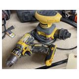 DeWalt Corded Sander & DeWalt Cordless Drill