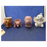 4 Pcs - Elephant Dï¿½cor