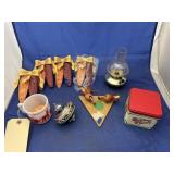 Corn Metal Napkin Rings - Battery Lamp