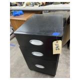 3-Drawer Metal File Cabinet 15L x 19"W x 27"H