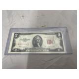 Red Seal $2 Bill - Very Good
