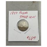 1857 US Flying Eagle Cent