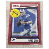 Jared Goff Football Card