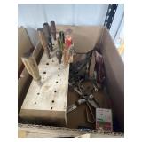 Wooden Bench w/Hand Tools