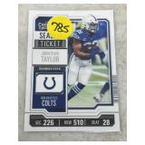 Johnathan Taylor Football Card
