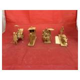 4 Pcs - Wooden Carvings from Virginia