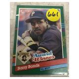 Barry Bonds Baseball Card