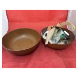 2 - Ellinger Nut Bowls - Nut Picker - Nut Cracker