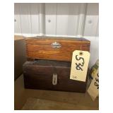 2 - Wood Trinket Boxes