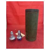 3 Pcs - Salt/Pepper Shakers & First Aid Supplies
