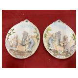 2 - Collector Plates Andrea Painted Plates