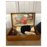 Wood Box w/Flower Seeds - Tribal Bangles