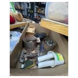 Hand Held Saw - Wooden Stagecoach - Clock