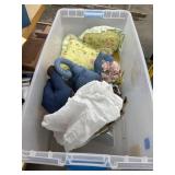 Pillows - Stuffed Dï¿½cor in Plastic Bin w/Lid