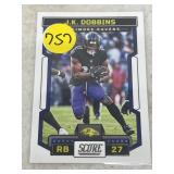JK Dobbins Football Card