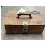 Wooden Tool Box w/Contents