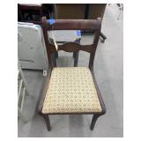 Wood Chair w/Padded Seat