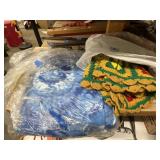 Crocheted Afghan & Snuggie