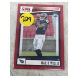 Malik Willis Football Card
