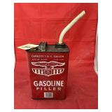 Vintage 1 Gal Metal Gas Can