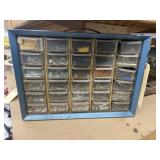 Nut/Bolt Organizing Cabinet w/Hardware