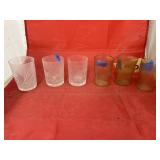 6 - Small Glass Tumblers