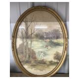 Oval Framed Pic