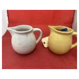 2 Pcs - Pottery Pitchers