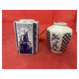 2 Pcs - Andrea Holland Vase & Japanese Vase