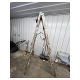Wooden Folding Ladder - 6ft