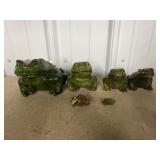 6 Pcs - Frog Figurines