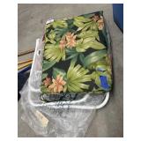 2 - Folding Lawn Chairs & Cushion