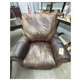 Leather Rocking Recliner 39"W
