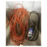 Extension Cord & 3 Lawn & Garden Belts