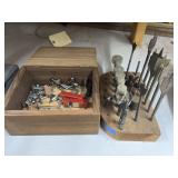 Wood Box w/Bits & Wood Block w/Hole Saw Set