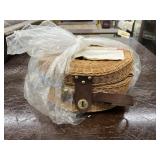 Woven Sewing Basket w/Contents