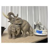 Elephant Figurine & Elephant Music Box