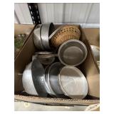 Vintage Metal Cookware - Pans - Strainers