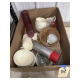 Vintage Thermos - Mugs - Bowls - Saucers