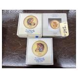 3 Pcs - Goebel Plates in Box