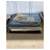 Stack of Vintage Vinyl Records 33