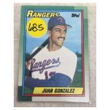 Juan Gonzales Baseball Card